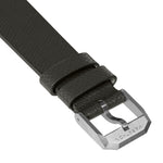 2-Piece Leather Strap, 20mm, Moss Green, Brushed Steel Hardware image