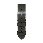 2-Piece Leather Strap, 20mm, Moss Green, Brushed Steel Hardware image