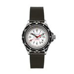 2-Piece Leather Strap, 20mm, Moss Green, Brushed Steel Hardware image