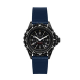 2-Piece Leather Strap, 20mm, Royal Blue, Anthracite Hardware image