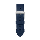2-Piece Leather Strap, 20mm, Royal Blue, Parkerized Hardware image