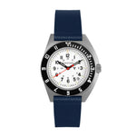 2-Piece Leather Strap, 20mm, Royal Blue, Parkerized Hardware image