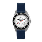 2-Piece Leather Strap, 20mm, Royal Blue, Parkerized Hardware image