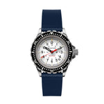 2-Piece Leather Strap, 20mm, Royal Blue, Brushed Steel Hardware image