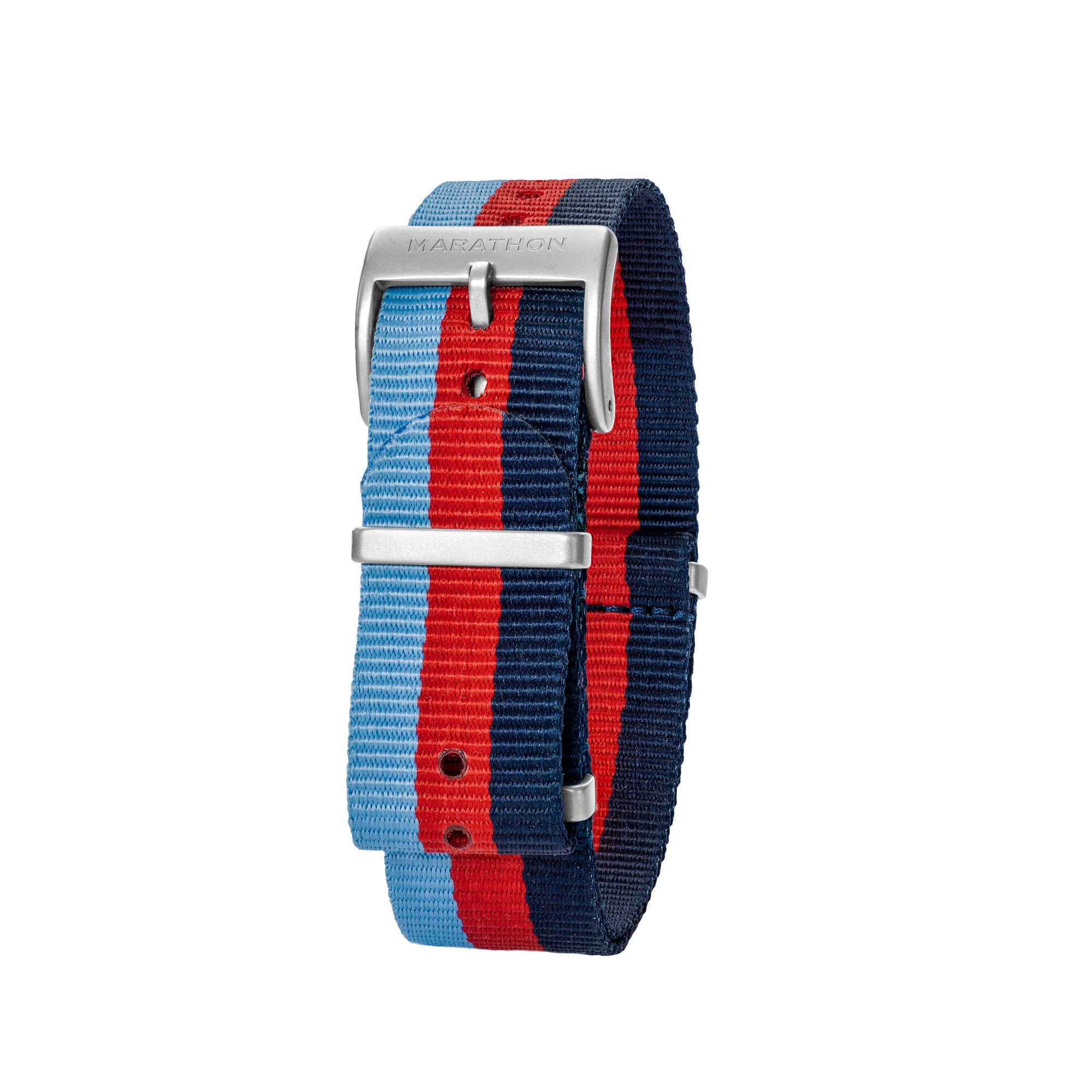 Sangle DEFSTAN en nylon tissé pour ceinture de sécurité, rouge et blanc, 20 mm image