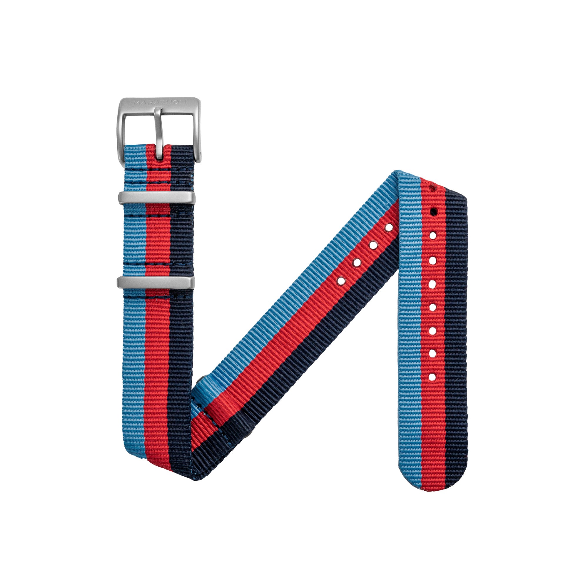 Sangle DEFSTAN en nylon tissé pour ceinture de sécurité, rouge et blanc, 20 mm image
