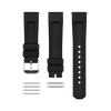 3-Piece Rubber Strap Kit, Black, 20mm