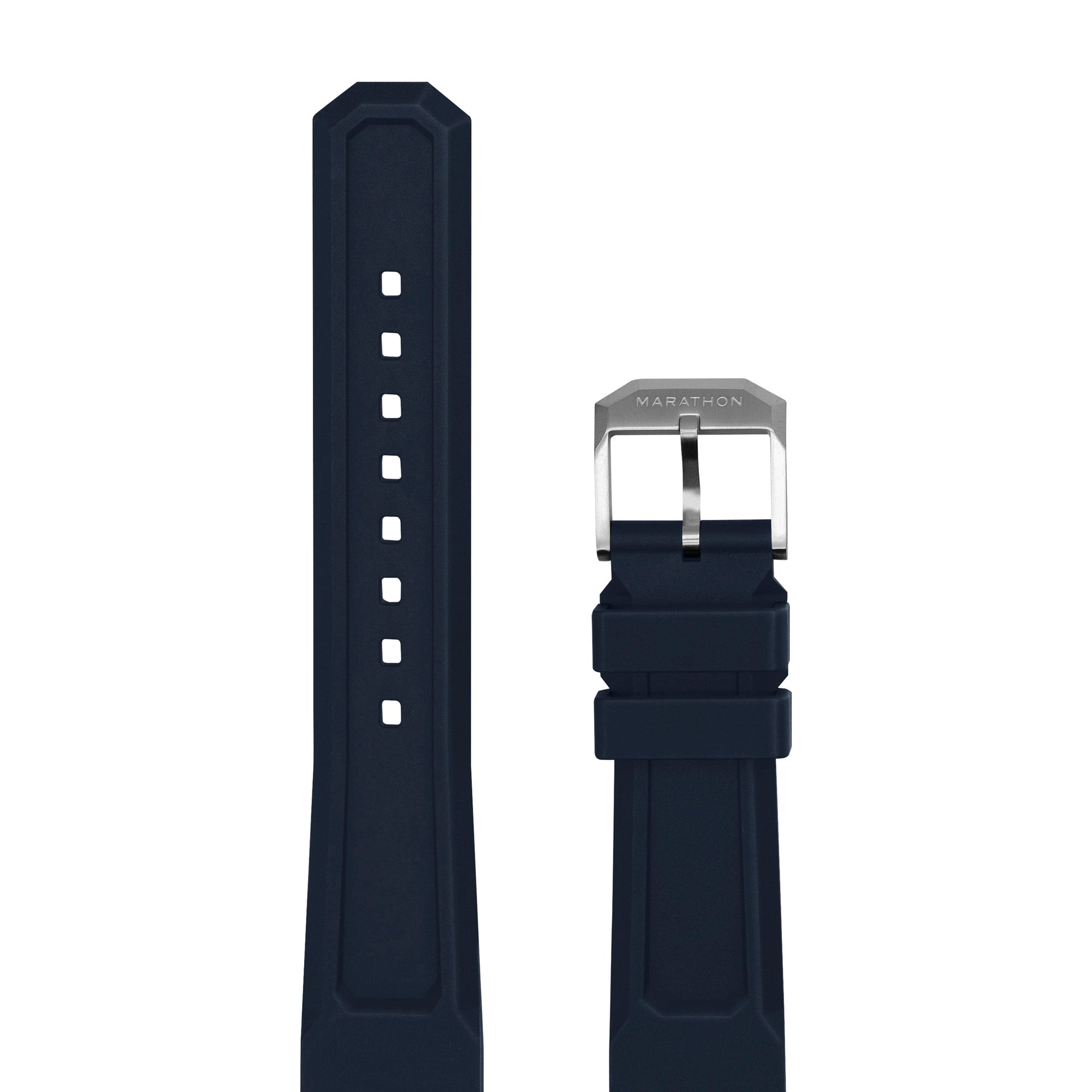3-Piece Rubber Strap Kit, Blue, 20mm image