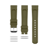 3-Piece Rubber Strap Kit, OD Green, 20mm