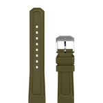 3-Piece Rubber Strap Kit, OD Green, 20mm image
