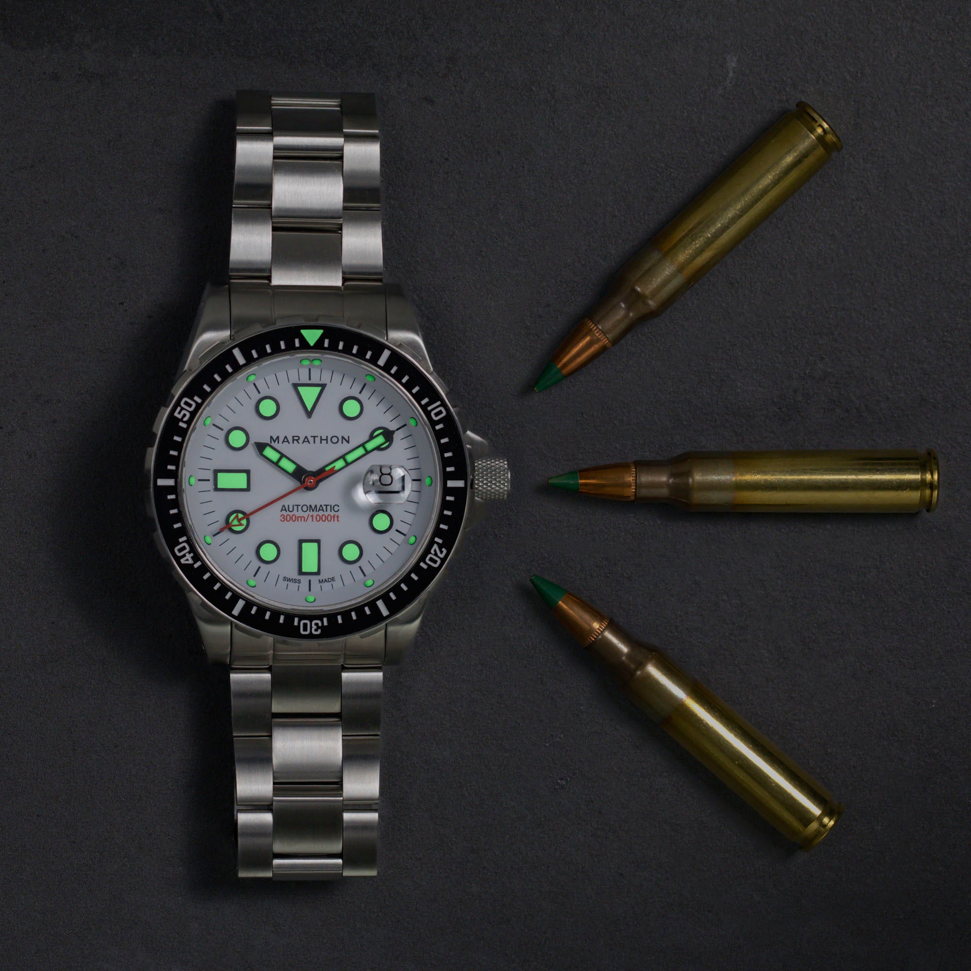 46mm Arctic Original SAR w/ Date with Stainless Steel Bracelet (OSAR-D) image