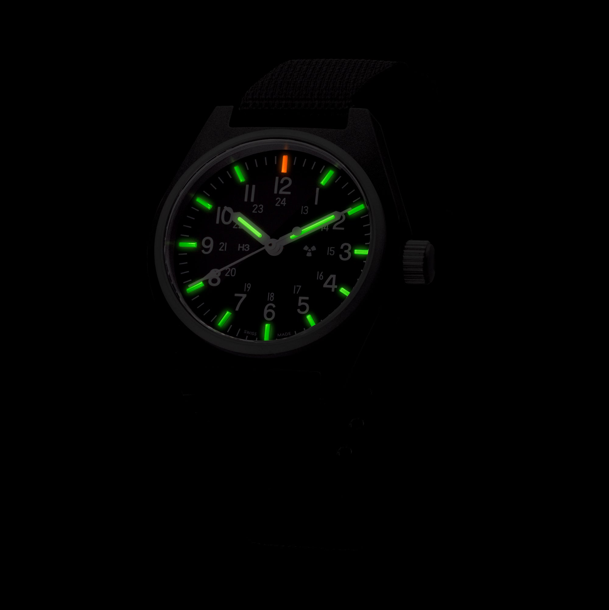 34mm Black General Purpose Quartz (GPQ) – Marathon Watch