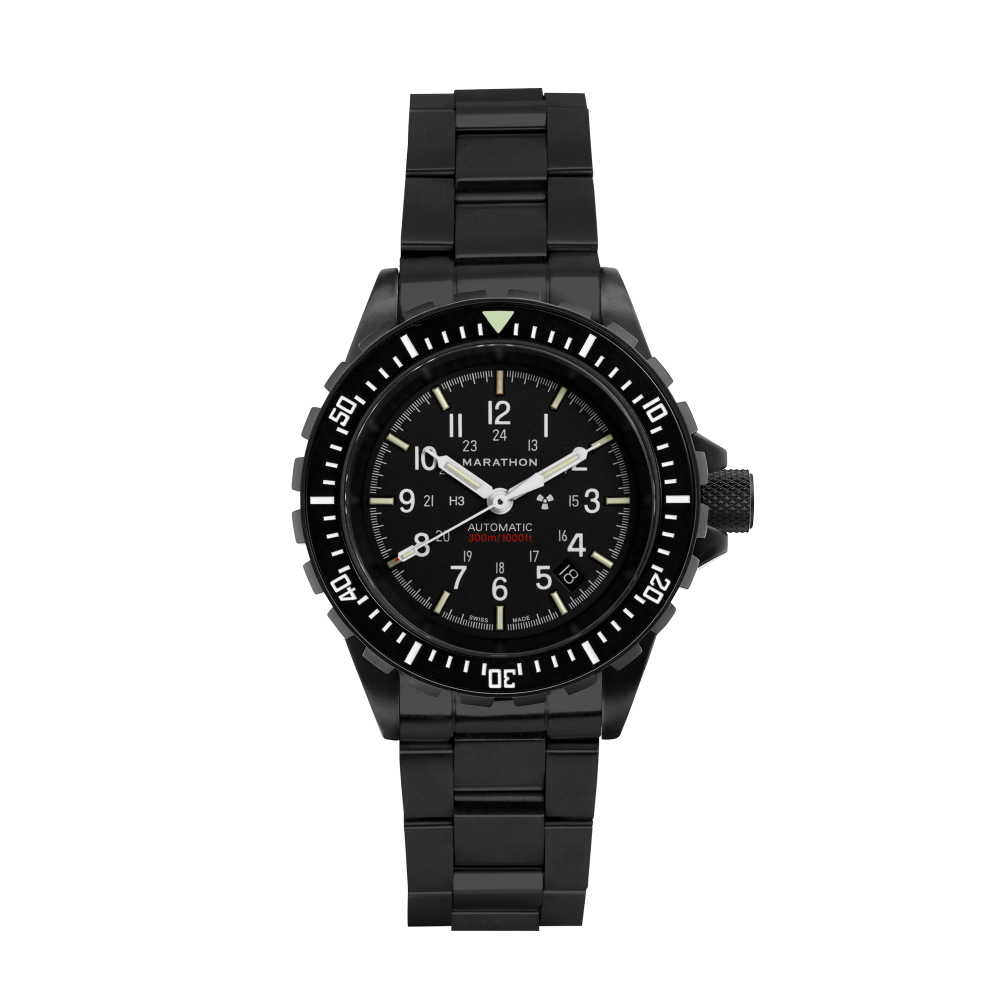 41mm Anthracite Large Diver's Automatic (GSAR) with Stainless Steel Bracelet image