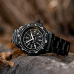 41mm Anthracite Large Diver's Automatic (GSAR) with Stainless Steel Bracelet