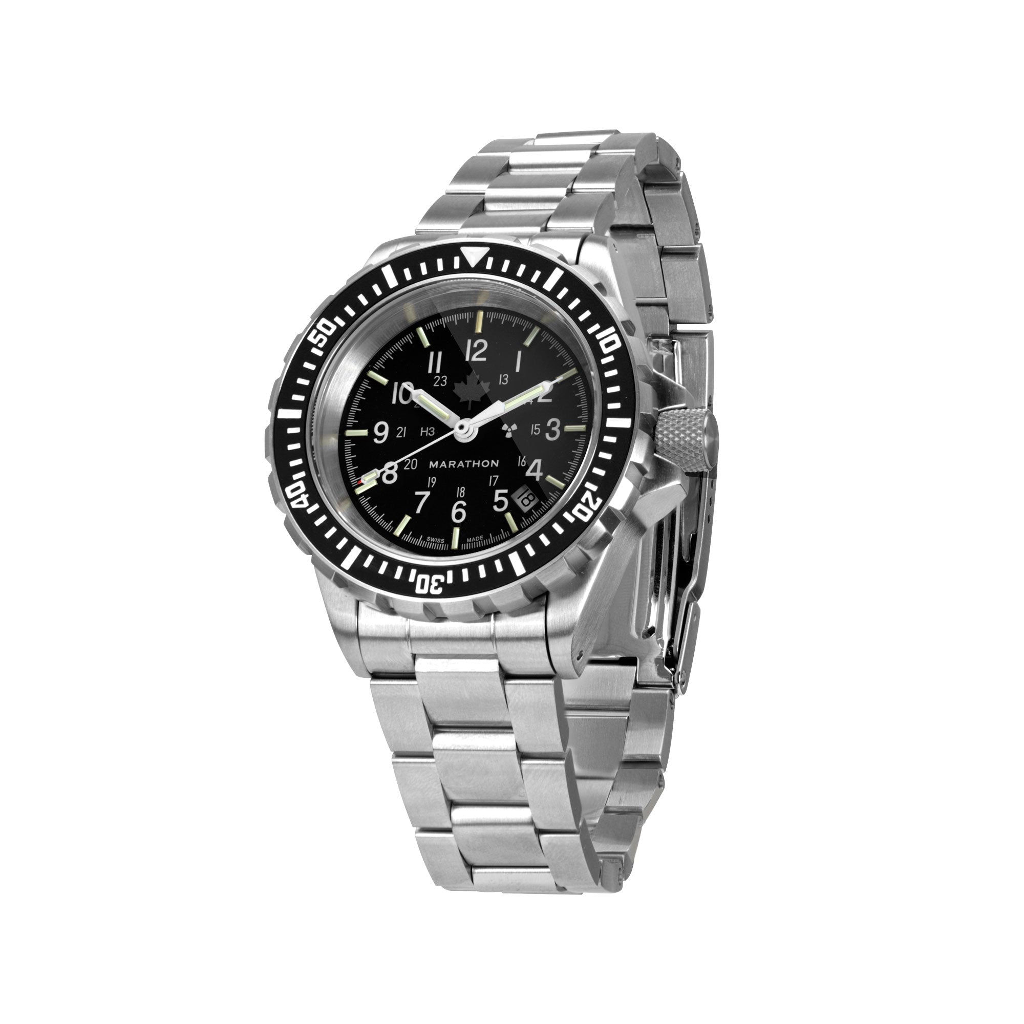 41mm Grey Maple Large Diver's Automatic (GSAR) with Stainless Steel Bracelet image