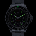 Cuarzo de buzo grande (TSAR) de 41mm con brazalete de acero inoxidable image