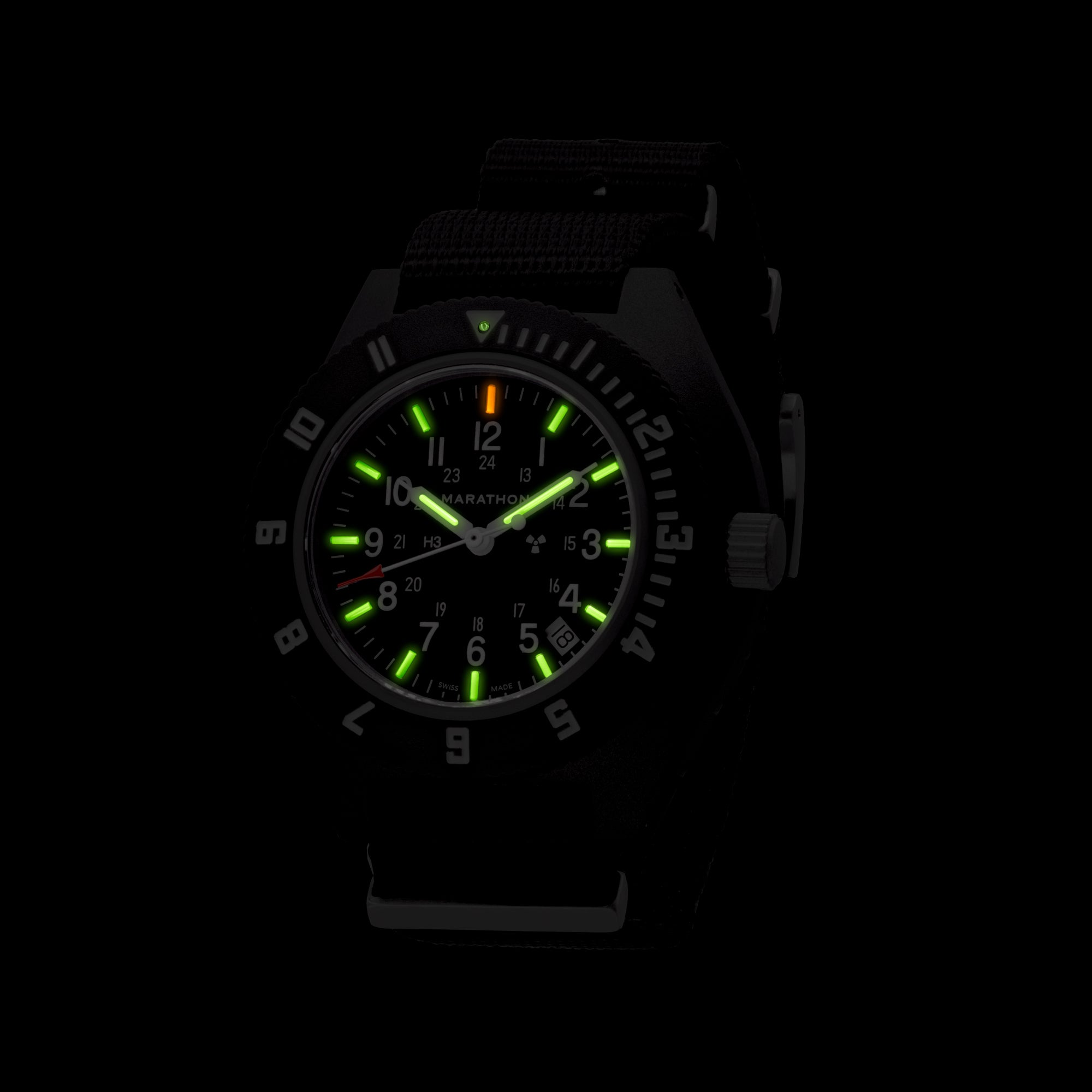 41mm Black Pilot's Navigator with Date (Quartz) image