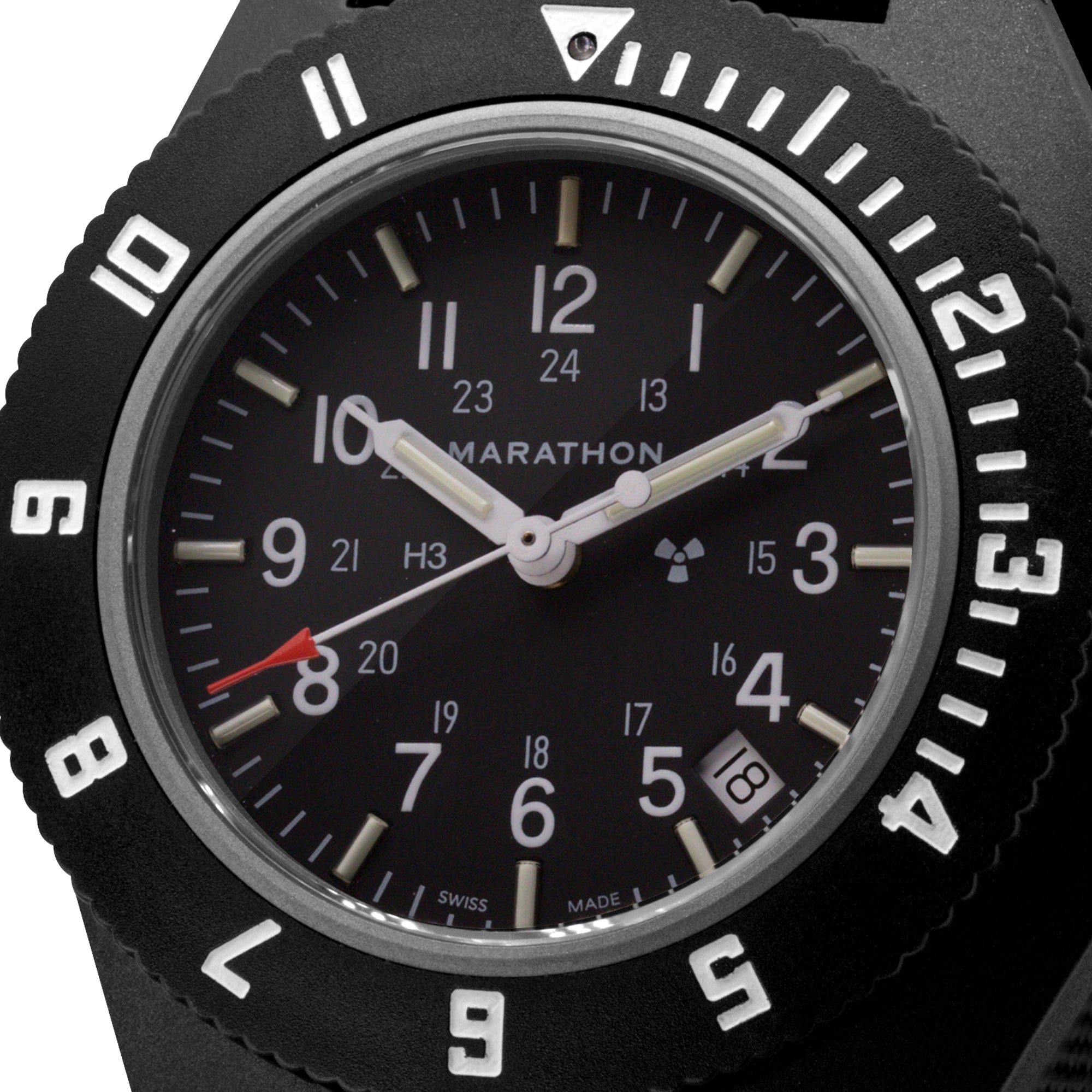 41mm Black Pilot's Navigator with Date (Quartz) image