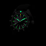 41mm MaraGlo Black Navigator w/ Date (NAV-DM) image