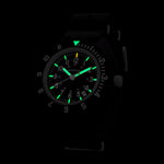 41mm MaraGlo Black Navigator w/ Date (NAV-DM) image
