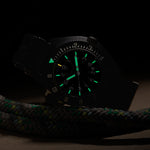 41mm MaraGlo Black Navigator w/ Date (NAV-DM) image