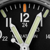 41mm MaraGlo Black Navigator w/ Date (NAV-DM) image