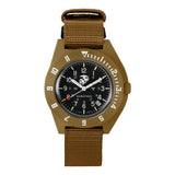Gift With Purchase: 41mm Official USMC Desert Tan Pilot's Navigator with Date (Quartz) image