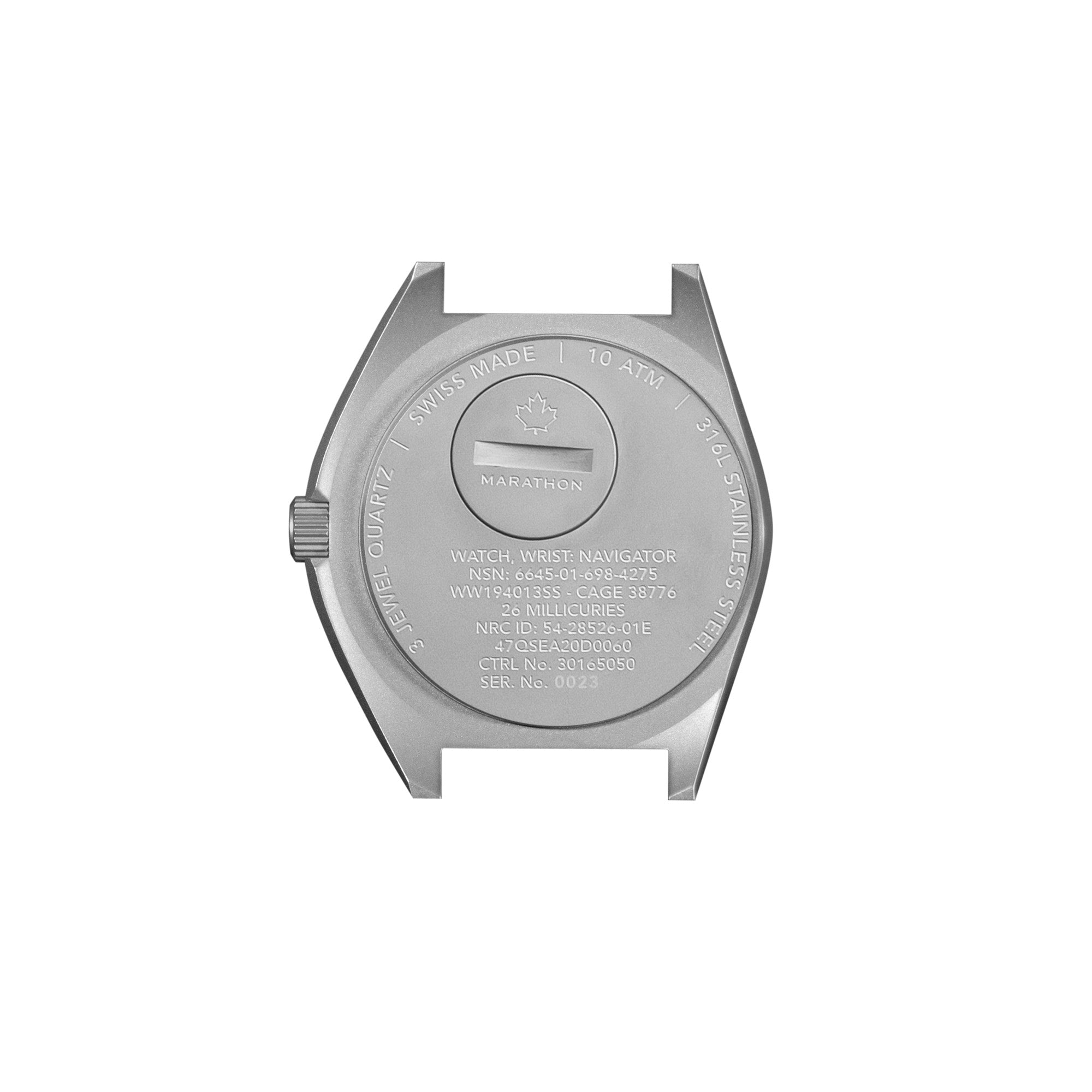 Steel Navigator de 41 mm con fecha (SSNAV-D) y kit de correa de caucho negra de 3 piezas image