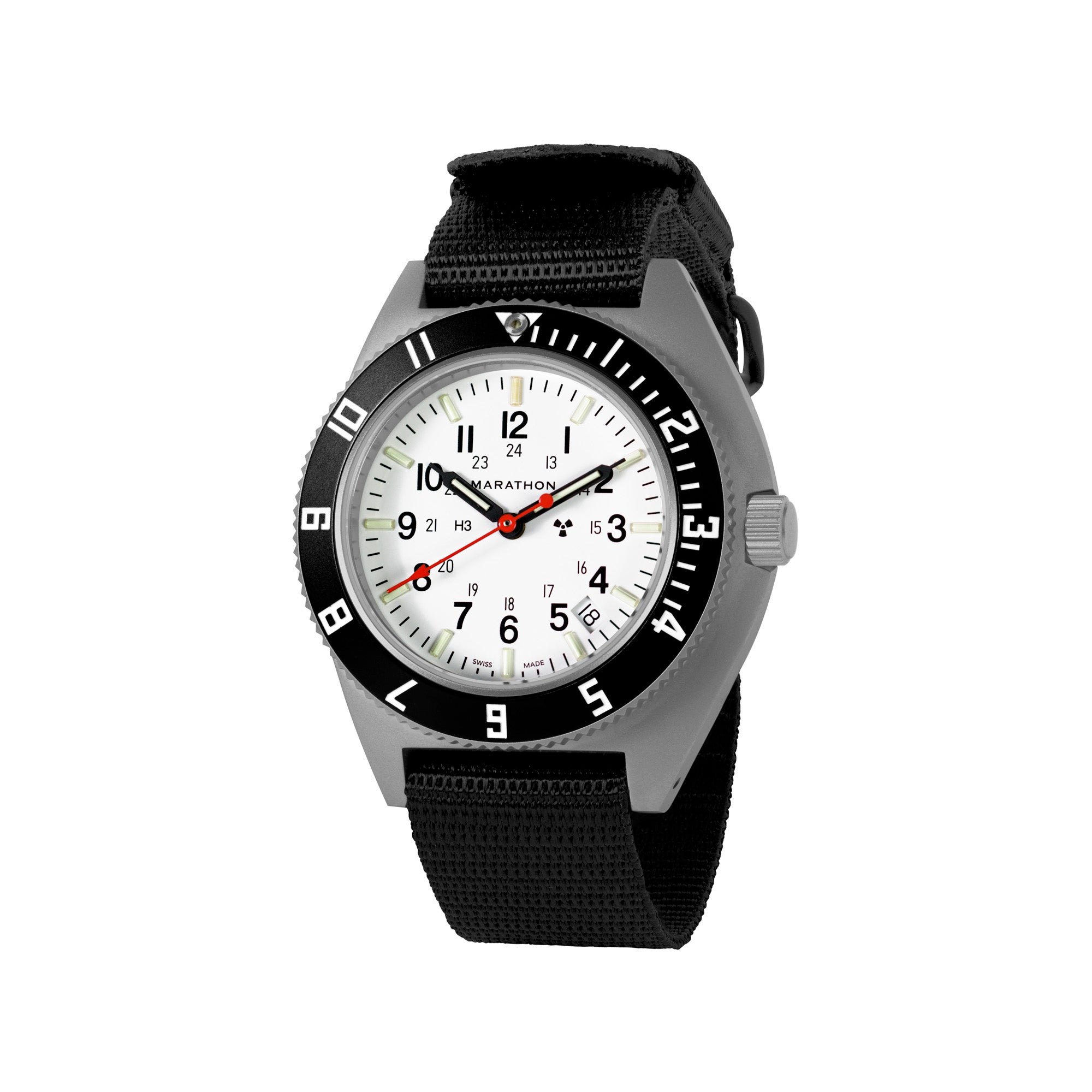 41mm Steel Navigator w/ Date (SSNAV-D) on Ballistic Nylon image