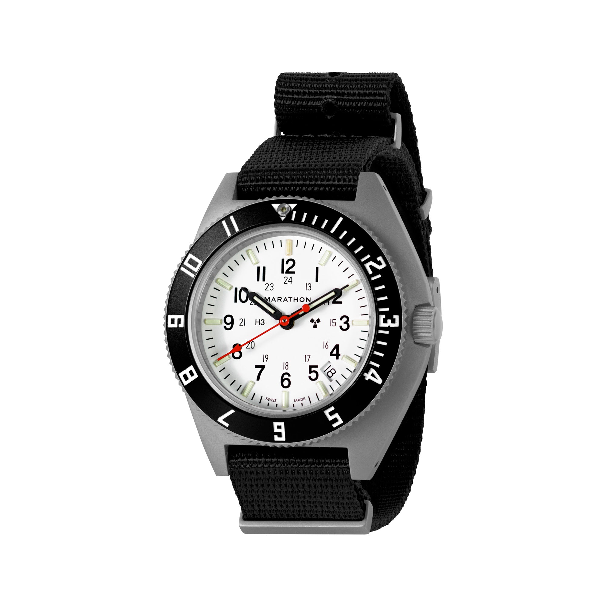 41mm Steel Navigator w/Date (SSNAV-D) on Nylon DEFSTAN image