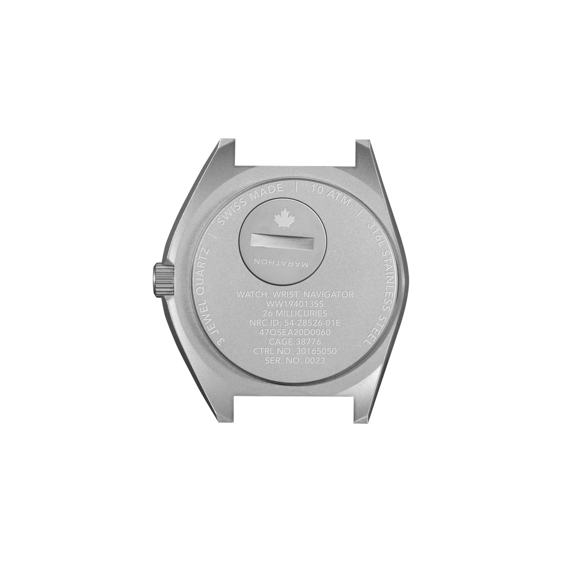 41mm Steel Navigator w/Date (SSNAV-D) on Nylon DEFSTAN image