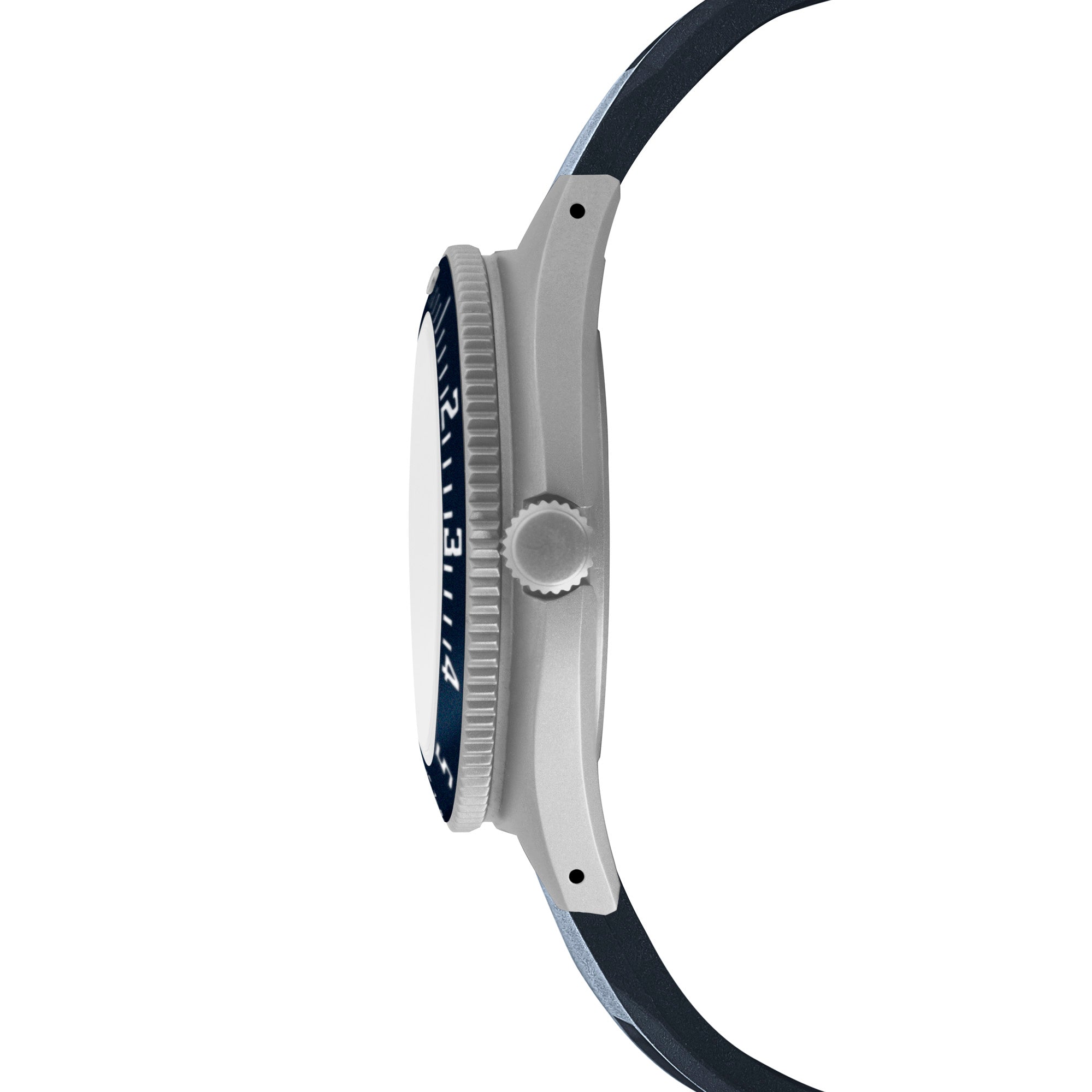 Navigator de acero azul de 41 mm con fecha (SSNAV-D) y kit de 3 correas de caucho azul
