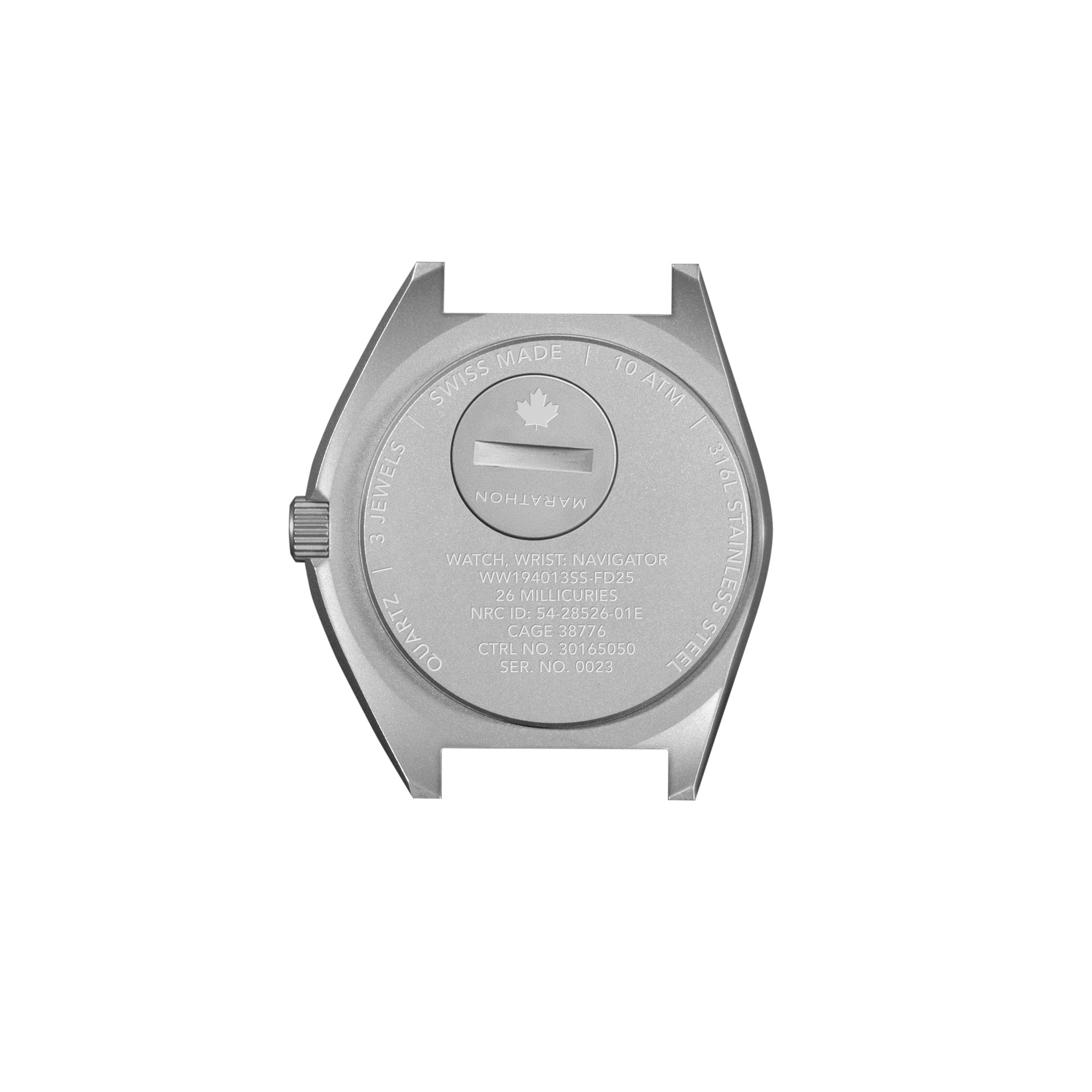 【SSNAV-D】Steel Navigator w / Date Manual MARATHON SSNAV-D Steel Navigator with Date User Manual