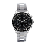 46mm Jumbo Diver/Pilot's Automatic Chronograph (CSAR) with Stainless Steel Bracelet