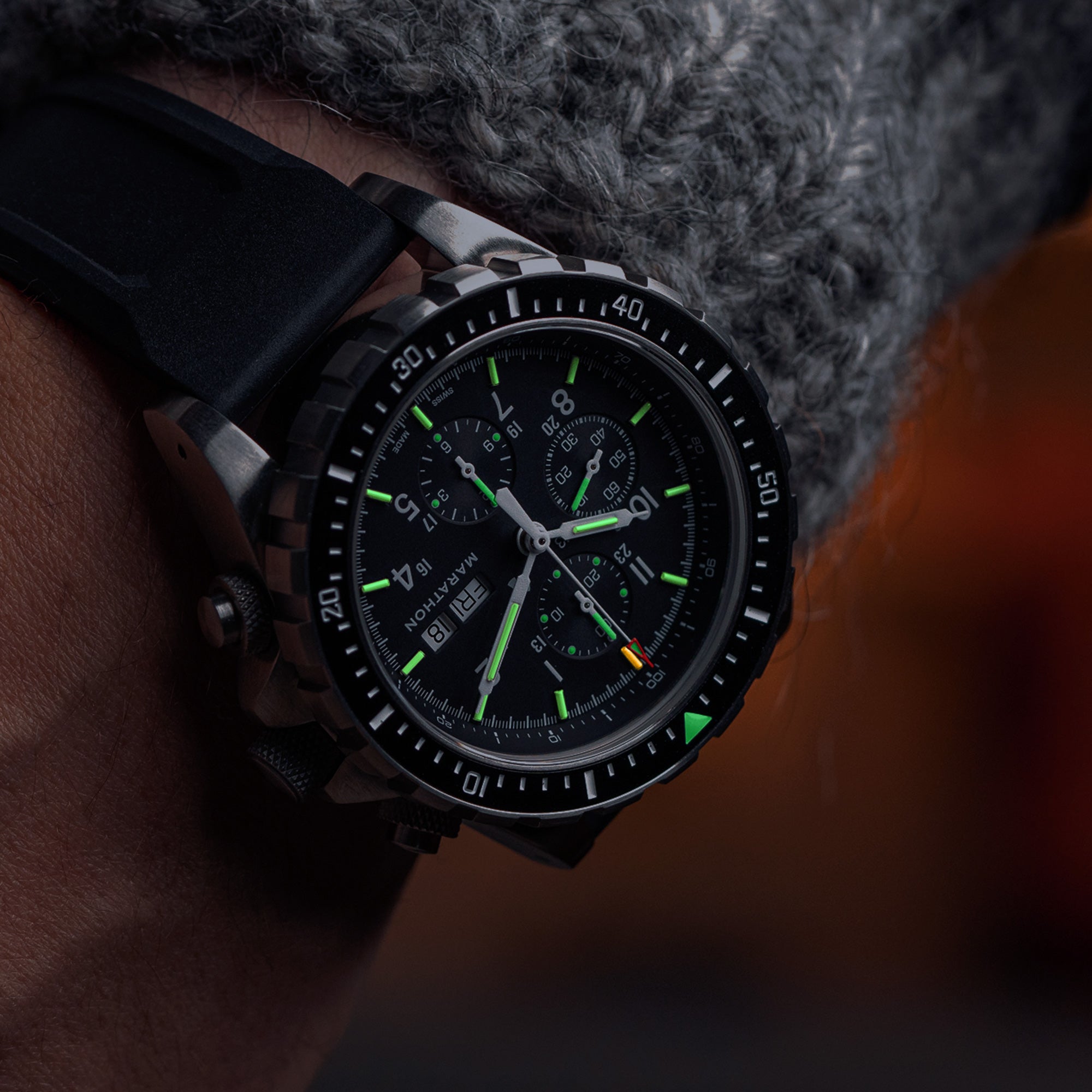 Cronógrafo automático para piloto/buzo Jumbo (CSAR) de 46 mm
