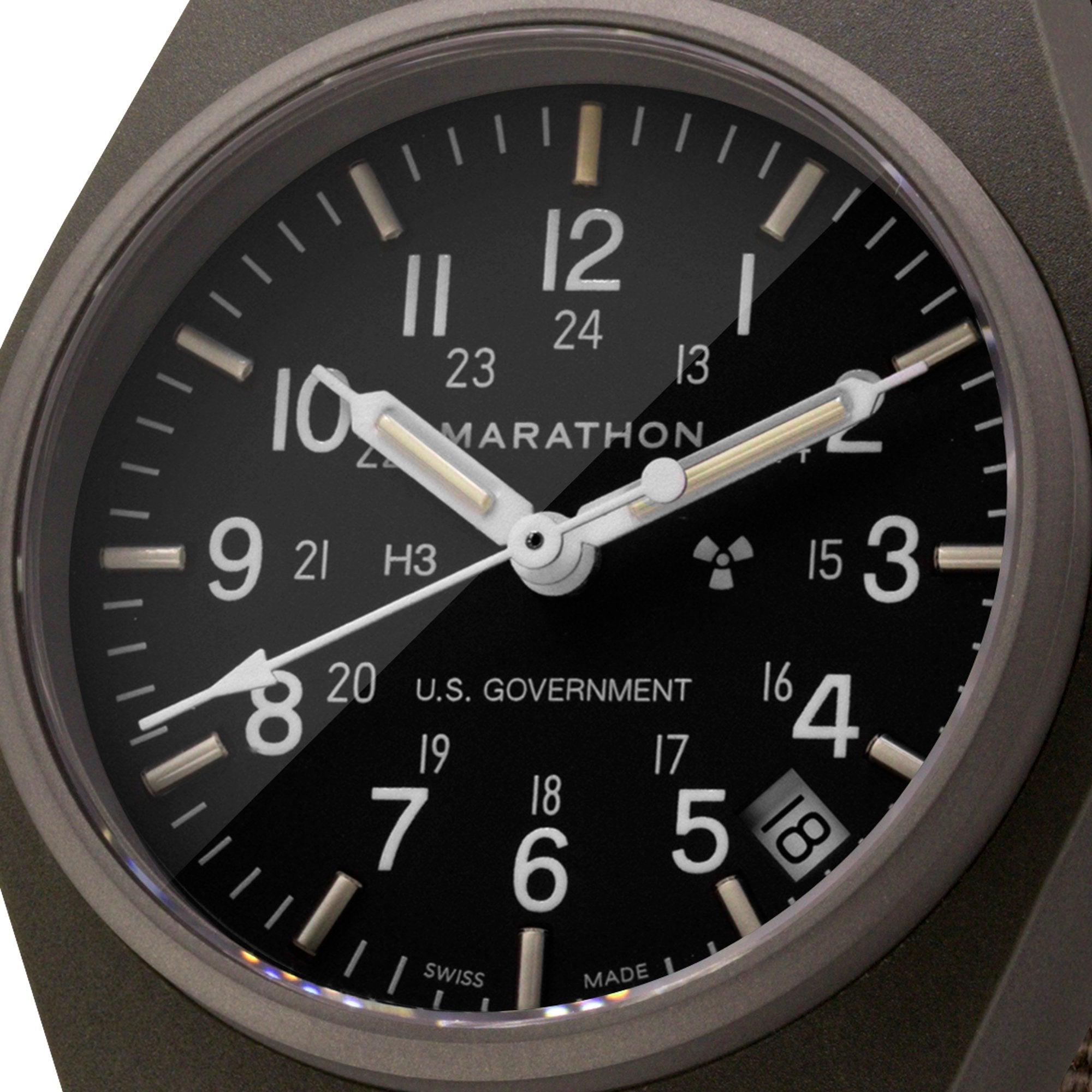 34mm Sage Green General Purpose Quartz with Date (GPQ-D) image