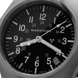 Re-Issue Stainless Steel General Purpose Quartz with Date (GPQ) No Gov't Markings - 39mm (Case-Crown) - marathonwatch