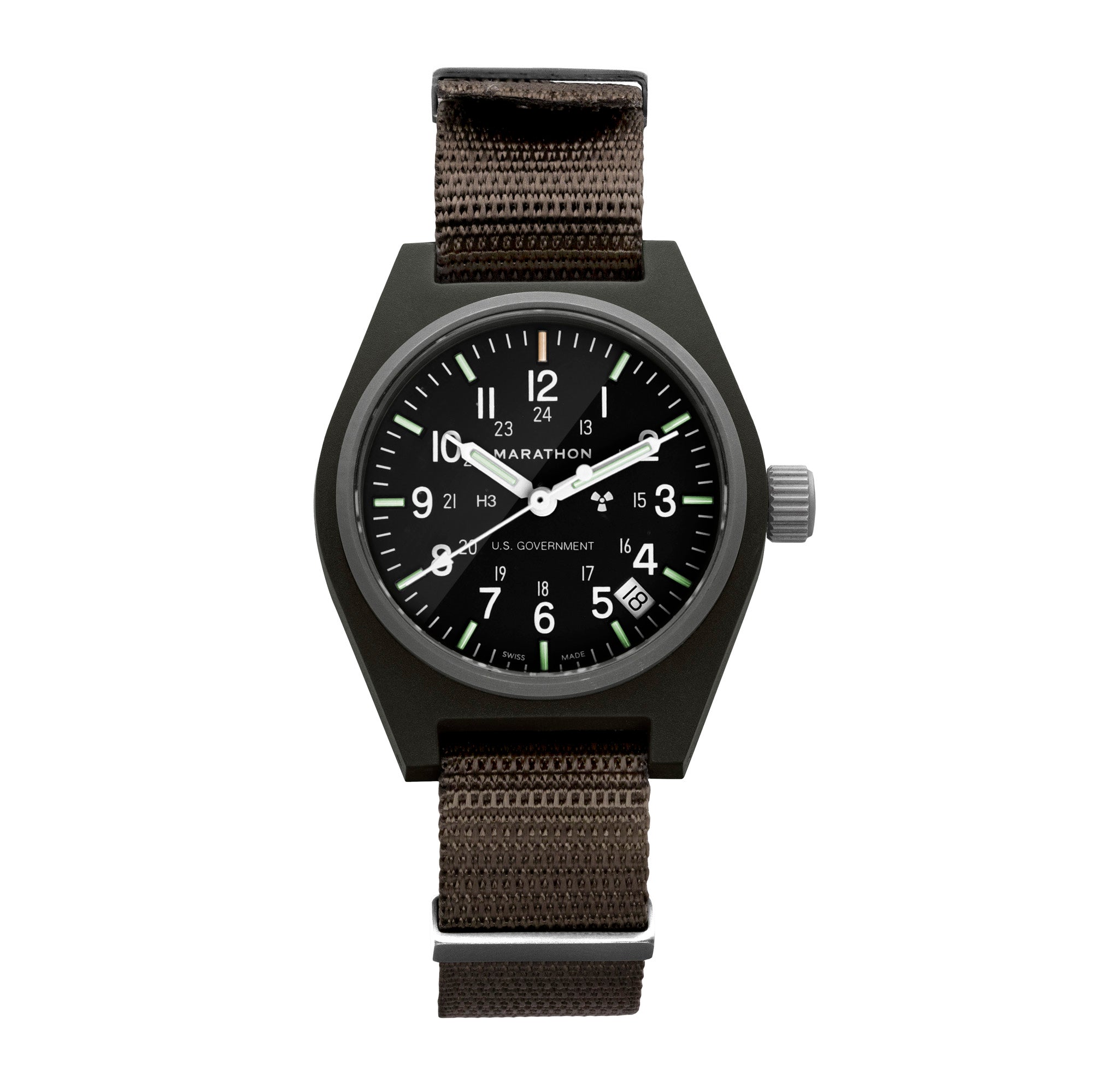 34mm Sage Green General Purpose Quartz with Date (GPQ-D) image