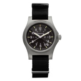 Re-Issue Stainless Steel General Purpose Quartz with Date (GPQ) No Gov't Markings - 39mm (Case-Crown) - marathonwatch