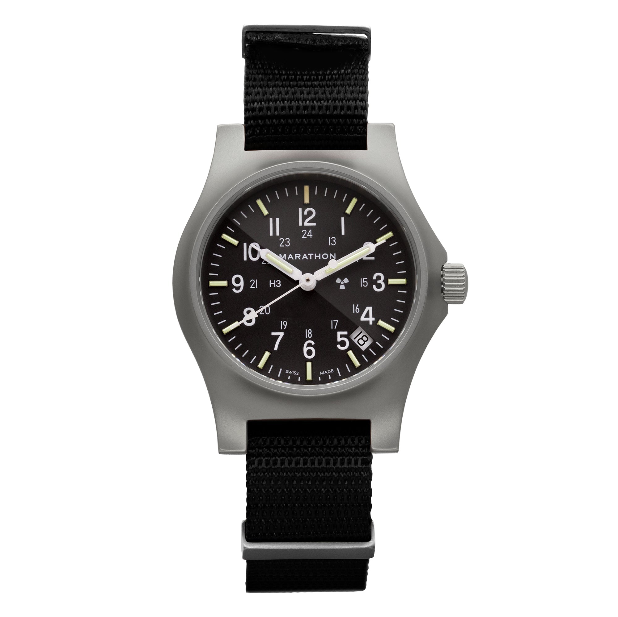 36mm Officer's Quartz w/ Date (GPQ-D) on Nylon DEFSTAN image