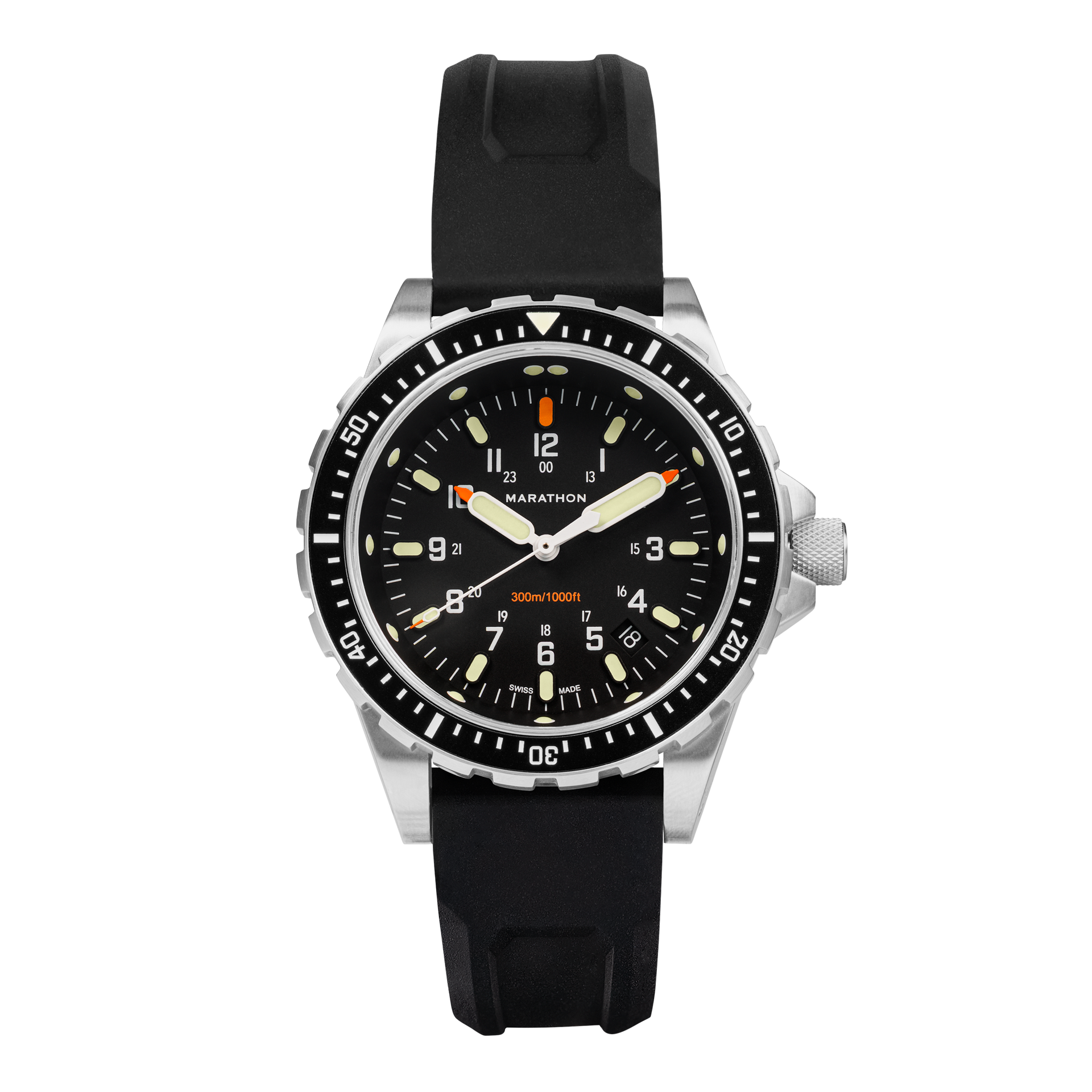 46mm Jumbo Diver's Quartz (JSAR) – Marathon Watch