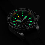 Cuarzo de buzo jumbo (JSAR) de 46mm con brazalete de acero inoxidable image