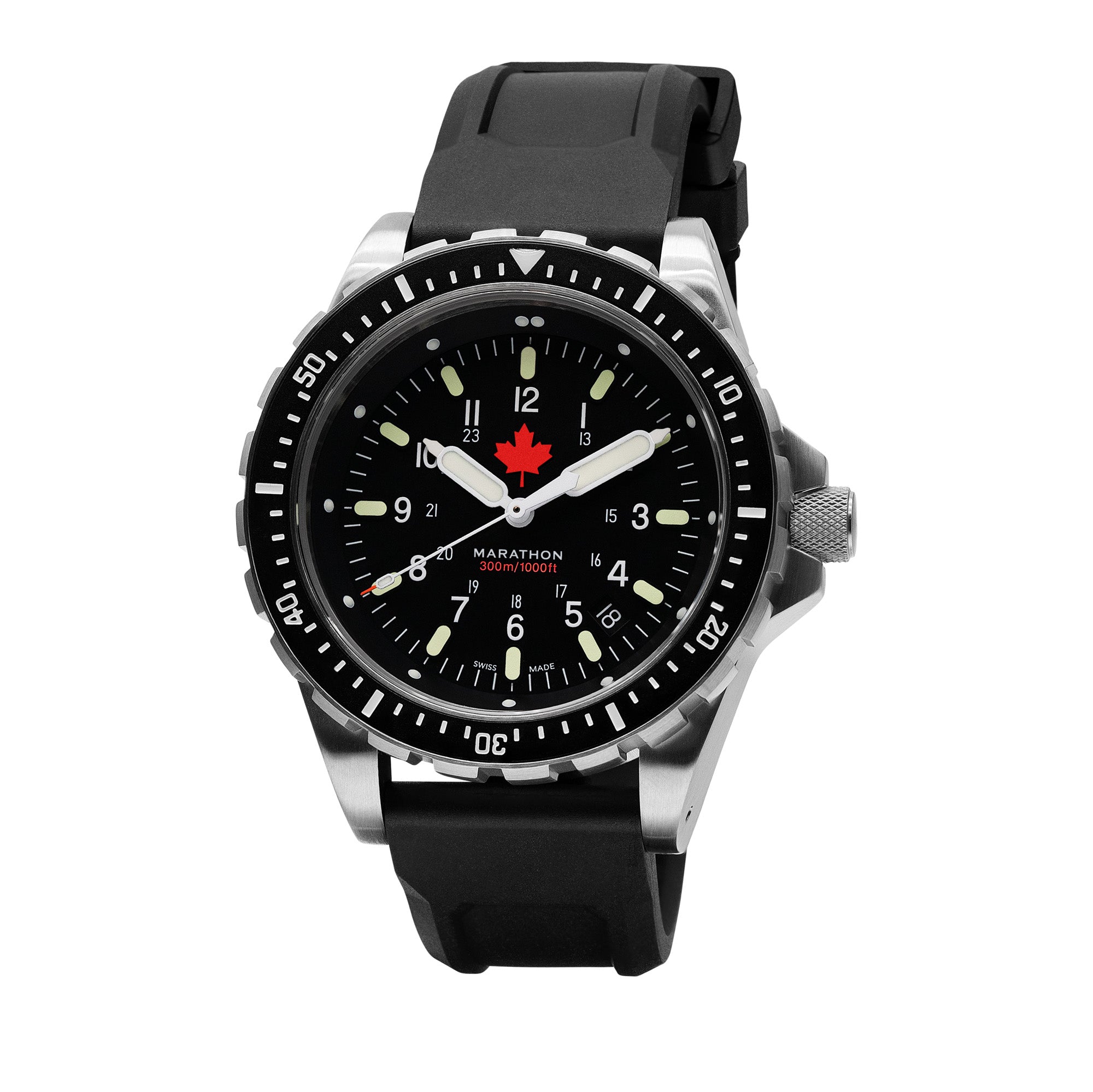 Quartz de plongée géant en érable rouge de 46 mm (JSAR) image