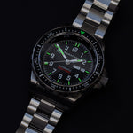 Caja automática Jumbo con día/fecha (JDD) de 46mm con brazalete de acero inoxidable