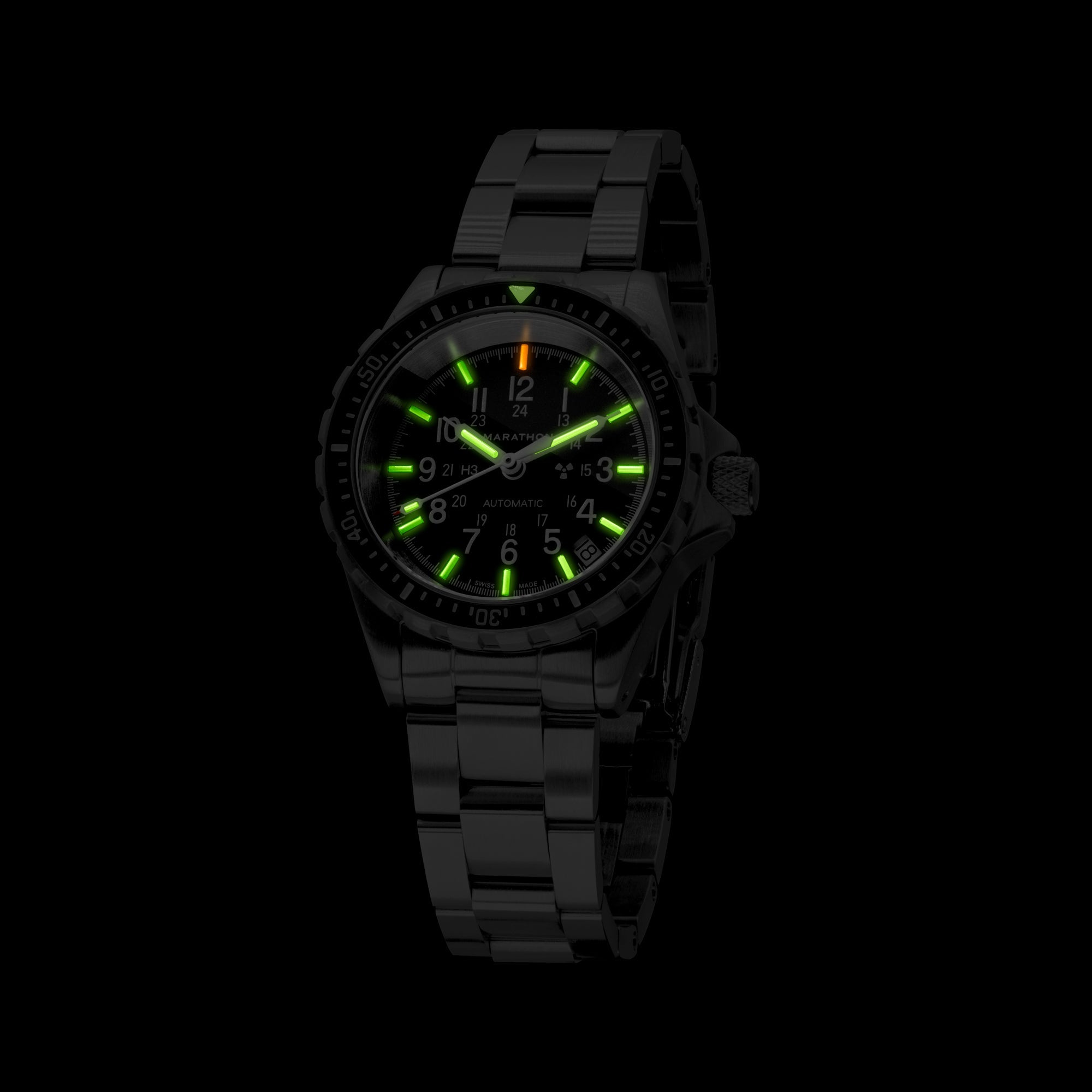 36mm Medium Diver's Automatic (MSAR Auto) with Stainless Steel Bracelet image