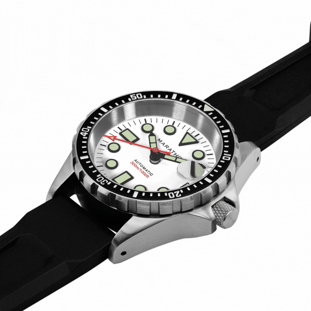 36mm Arctic Original SAR w/ Date on 3-Piece Rubber Strap Kit (OSAR-D)