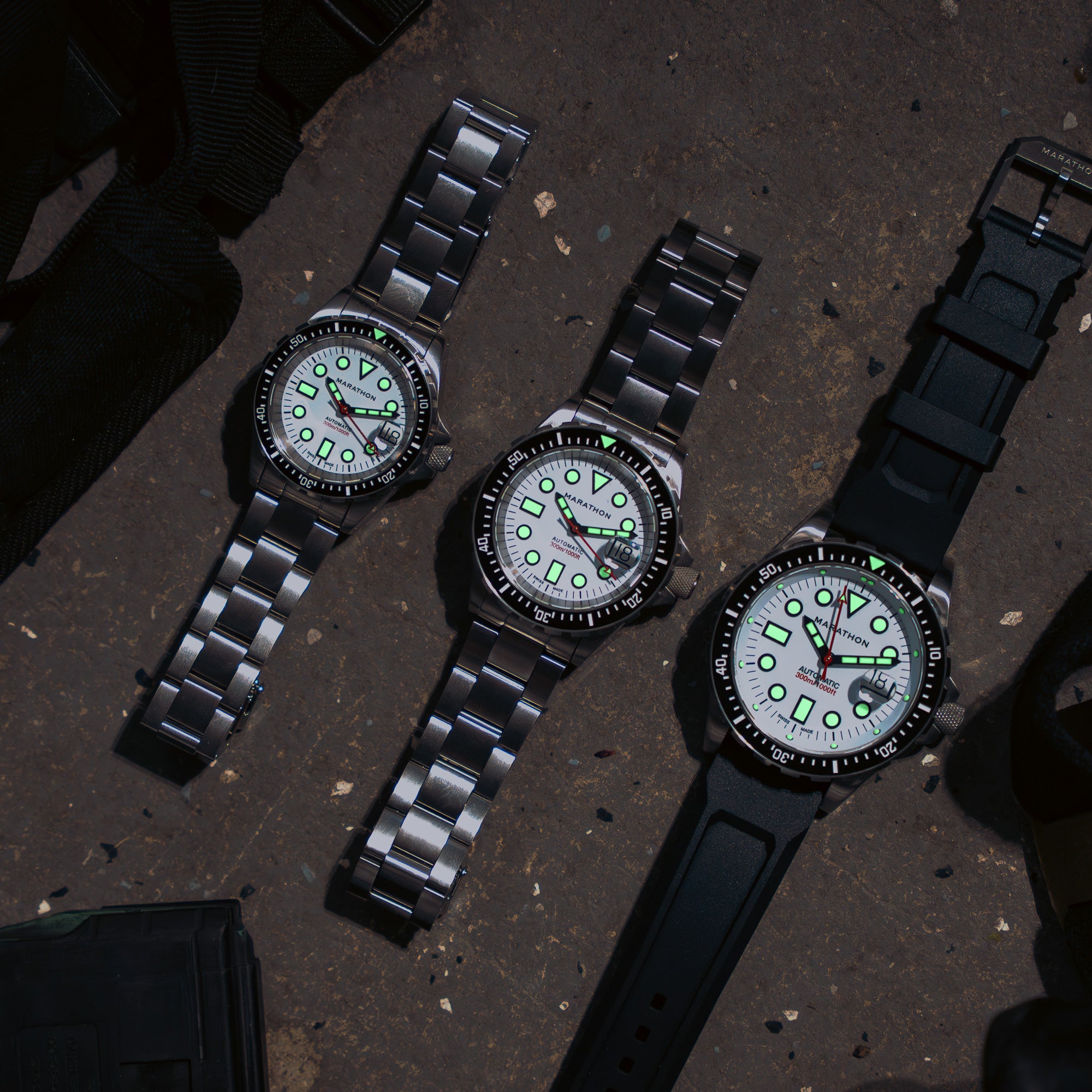 36mm Arctic Original SAR w/ Date with Stainless Steel Bracelet (OSAR-D)