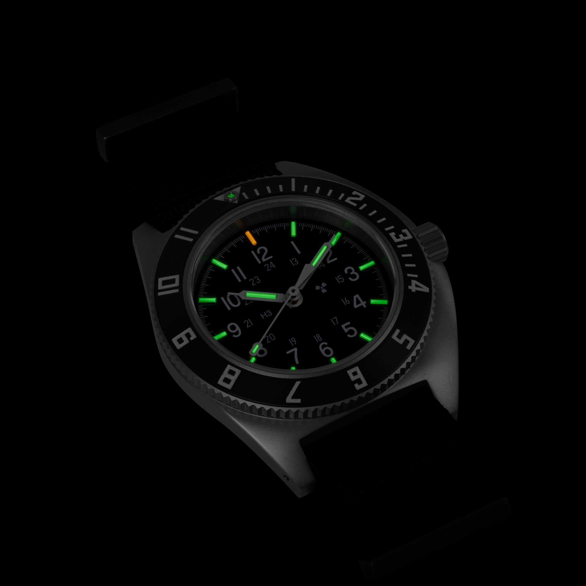 41mm Steel Navigator Automatic (SSNAV Auto) on Nylon DEFSTAN