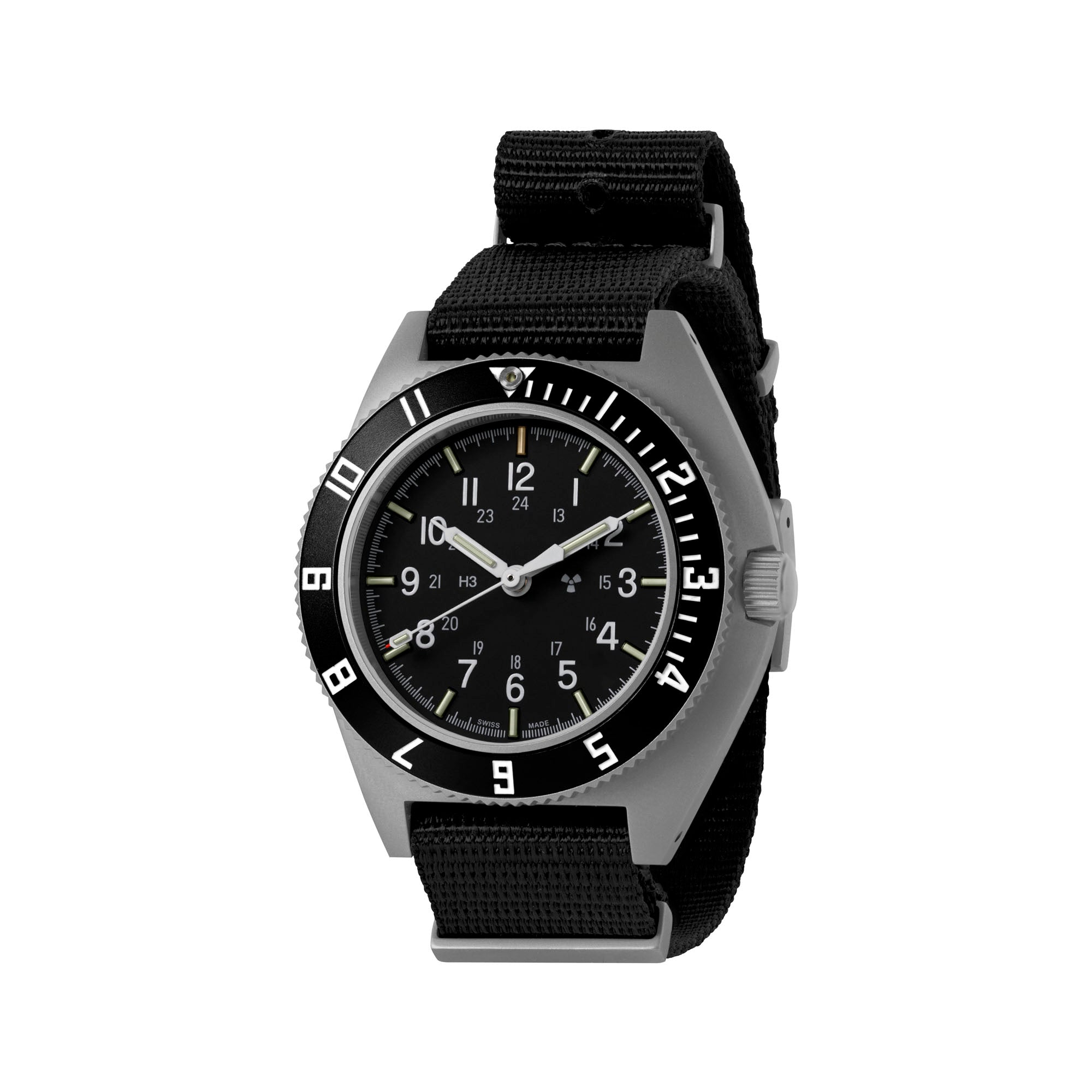 41mm Steel Navigator Automatic (SSNAV Auto) on Nylon DEFSTAN image