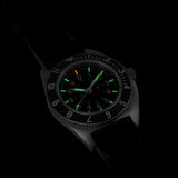Steel Navigator de 41 mm (SSNAV) sur kit de bracelet en caoutchouc noir 3 pièces image